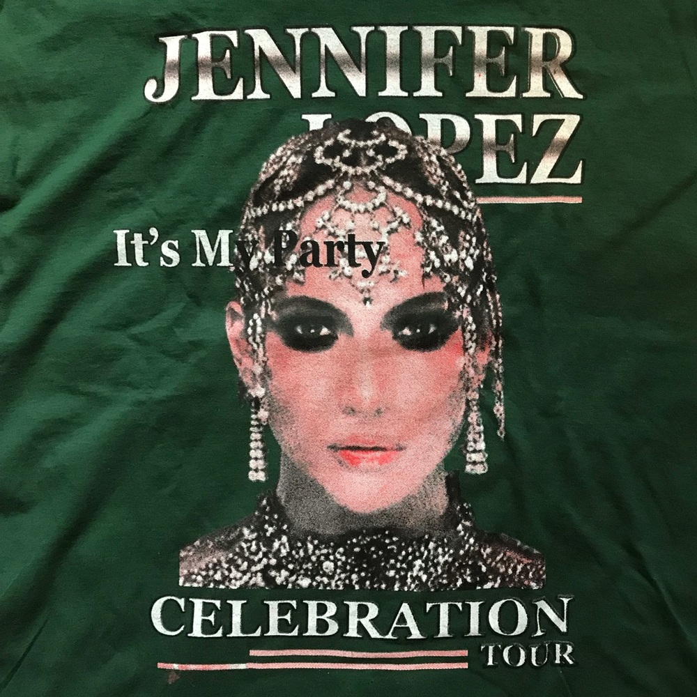 NEW J.Lo it’s my party concert graphic t-shirt L
